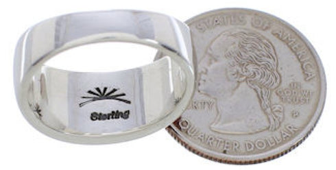 Native American Pueblo Design Multicolor Ring Size 9-1/2 TX42081