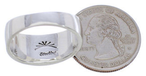 Black Jade Opal Native American Design Silver Ring Size 11-1/4 TX42098