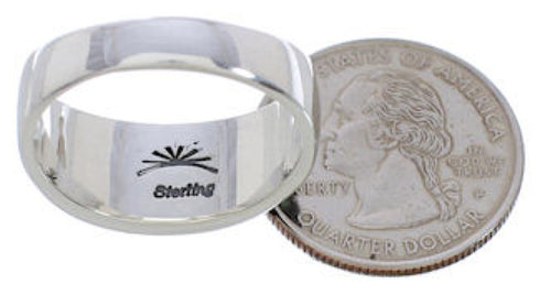 Native American Design Silver Black Jade Opal Ring Size 11-1/4 TX42113