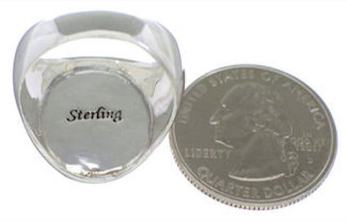 Southwest Native American Design Multicolor Ring Size 11-1/2 TX42225