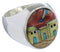 Native American Design Southwest Multicolor Ring Size 11-1/2 TX42257
