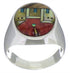 Native American Design Southwest Multicolor Ring Size 9-1/2 TX42263