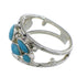 Turquoise Sterling Silver Southwestern Ring Size 8-1/4 TX40191