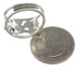 Southwestern Turquoise Sterling Silver Ring Size 6-3/4 TX40198