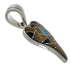 Southwest Heart Multicolor Silver Jewelry Pendant PX28803
