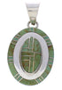 Southwestern Turquoise And Silver Pendant PX29614