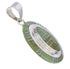 Southwestern Turquoise And Silver Pendant PX29614