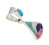 Multicolor And Genuine Sterling Silver Southwestern Pendant PX29624