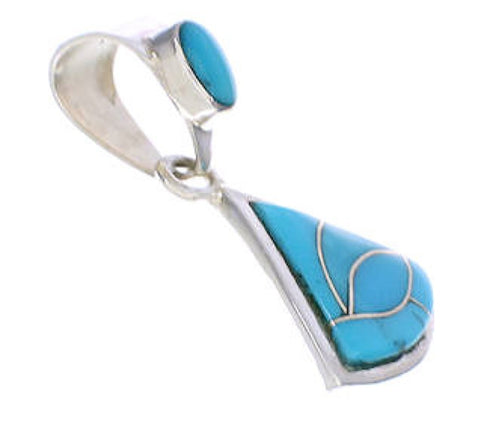 Turquoise And Silver Jewelry Pendant PX29626