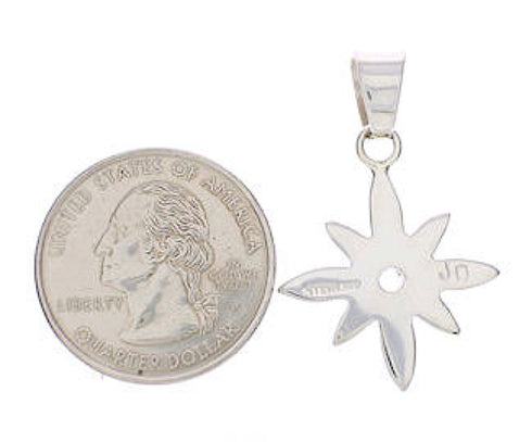 Turquoise Inlay Southwestern Pendant PX29650