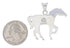 Turquoise Horse Pendant Southwest Jewelry EX29800