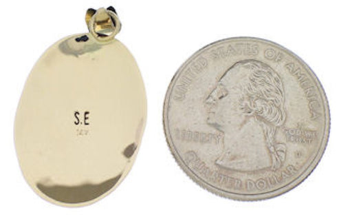 Native American Design 14 Karat Gold Multicolor Pendant PX29672