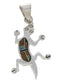Southwest Multicolor Inlay Lizard Pendant Jewelry EX29374