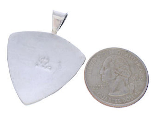 Southwest Multicolor Native American Village Design Pendant EX29405