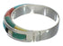 Multicolor Inlay Southwstern Ring Size 4-3/4 EX41681