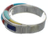 Southwest Silver And Multicolor Ring Size 4-3/4 EX41725