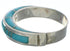 Southwestern Turquoise Inlay Ring Size 5-3/4 EX41845