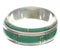 Turquoise Inlay Southwestern Ring Size 5-1/4 EX41887