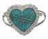 Turquoise Sterling Silver Heart Ring