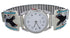 Multicolor Sterling Silver Eagle Watch YX77797
