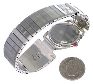 Multicolor Sterling Silver Eagle Watch YX77797