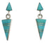 Southwest Sterling Silver And Turquoise Earrings PX24567