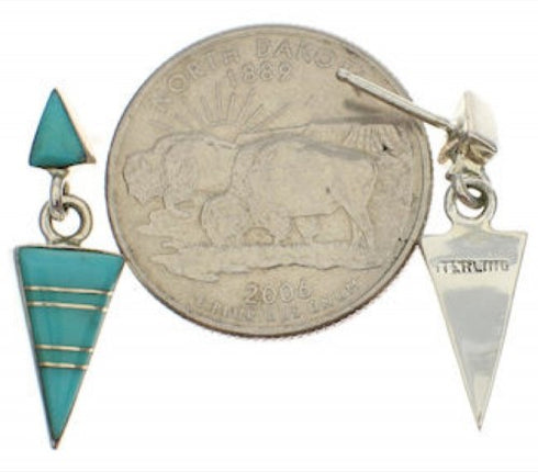 Southwest Sterling Silver And Turquoise Earrings PX24567
