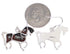 Native American Village Design Multicolor Horse Earrings PX24584