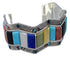 Southwest Multicolor Sterling Silver Cuff Bracelet FX27896