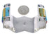 Southwest Multicolor Sterling Silver Cuff Bracelet FX27896