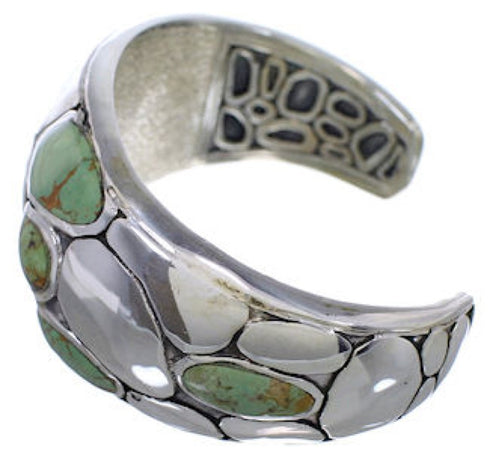 Turquoise Jewelry Sterling Silver Southwest Cuff Bracelet FX27158