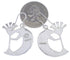 Turquoise Kokopelli Southwest Silver Jewelry Earrings PX32332