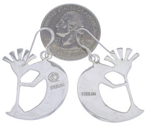 Southwest Kokopelli Turquoise Inlay Earrings PX32338