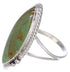 Authentic Sterling Silver Turquoise Jewelry Ring Size 5-1/2 UX33946