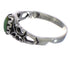 Authentic Sterling Silver Turquoise Jewelry Ring Size 7-3/4 UX34011