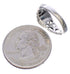 Sterling Silver Jet Southwestern Jewelry Ring Size 7-1/2 UX34043