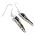 Silver Multicolor Native American Village Design Earrings RX25503