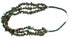 Native American Navajo Silver 3 Strand Turquoise Bead Necklace PX24588