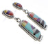 Multicolor Inlay Southwestern Earrings EX32501