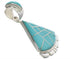 Southwest Turquoise Inlay Slide Pendant EX32213