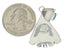 Southwest Turquoise Inlay Slide Pendant EX32213