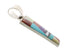 Multicolor Inlay And Genuine Sterling Silver Jewelry Pendant EX24405