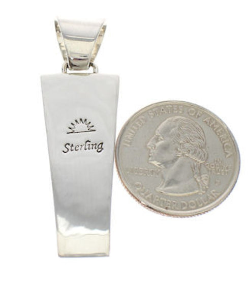 Multicolor Inlay And Genuine Sterling Silver Jewelry Pendant EX24405