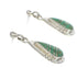 Southwestern Sterling Silver Turquoise Post Dangle Earrings TX26277