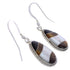 Sterling Silver Multicolor Southwest Hook Dangle Earrings FX31210