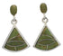 Southwest Silver Turquoise Inlay Post Dangle Earrings Jewelry EX24776