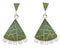 Genuine Sterling Silver Jewelry Turquoise Southwest Earrings PX32134