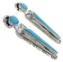 Southwestern Silver And Turquoise Earrings PX32189