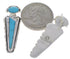 Southwestern Silver And Turquoise Earrings PX32189