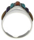 Multicolor Authentic Sterling Silver Ring